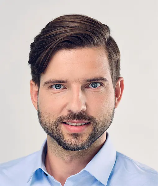 Das Bild zeigt einen der Co-Founder von Senodis – Dr. Marek Rjelka